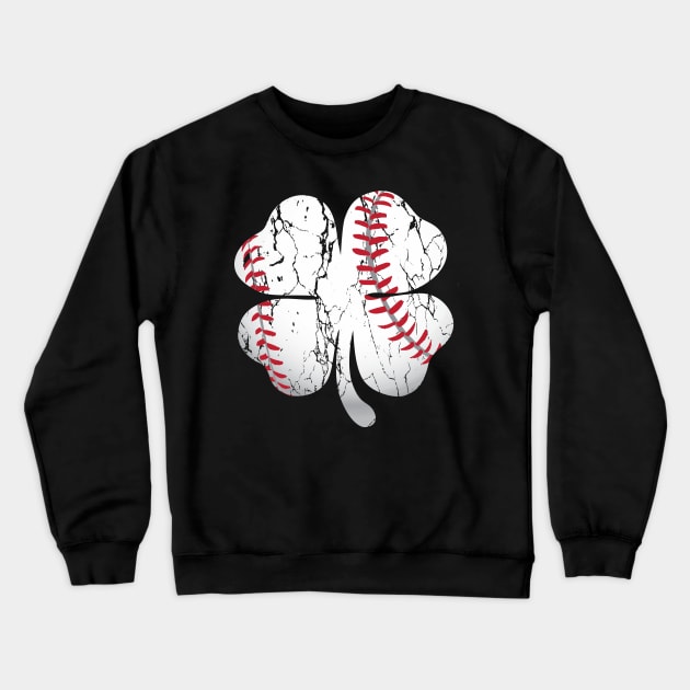 Baseball saint patricks day Crewneck Sweatshirt by captainmood